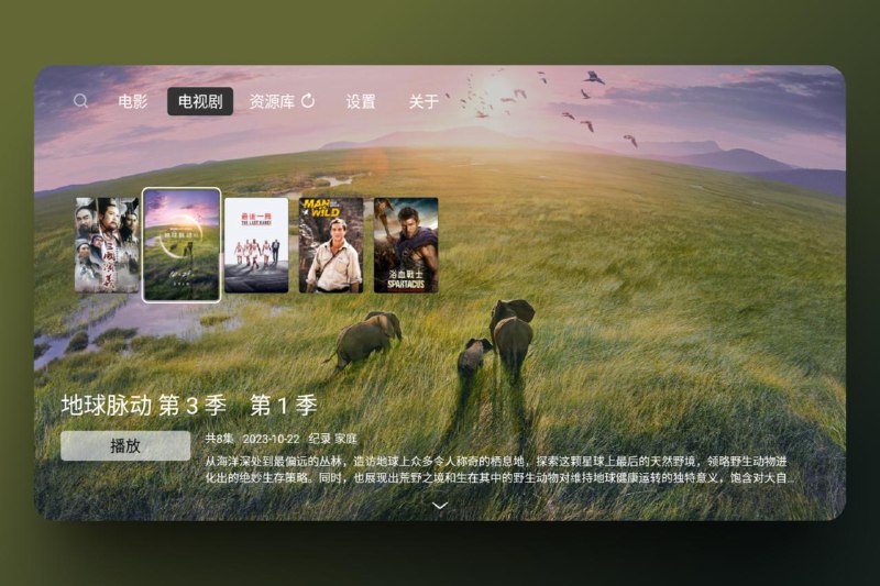 一款安卓TV播放器:云影院 1. 支持所有音视频格式，支持4K、蓝光，包含 .ts，.m2ts，.iso等格式 2. 支持本地、SMB、WEBDAV、百度网盘、阿里云盘、115云盘、Emby挂载 3. 刮削视频，生成海报 4. 支持 "armeabi-v7a", "arm64-v8a" 5.目标最低支持android 9，现在降级最低支持android 6